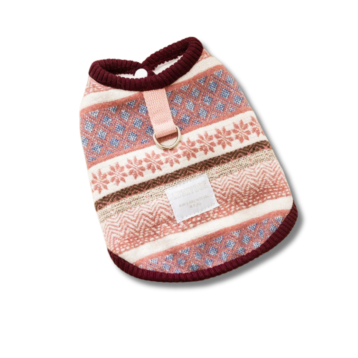 Velour Luxe Pet Jacket - Red Brown - S to XXL