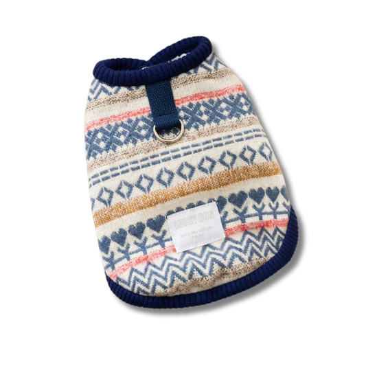 Velour Luxe Pet Jacket - Blue - S to XXL