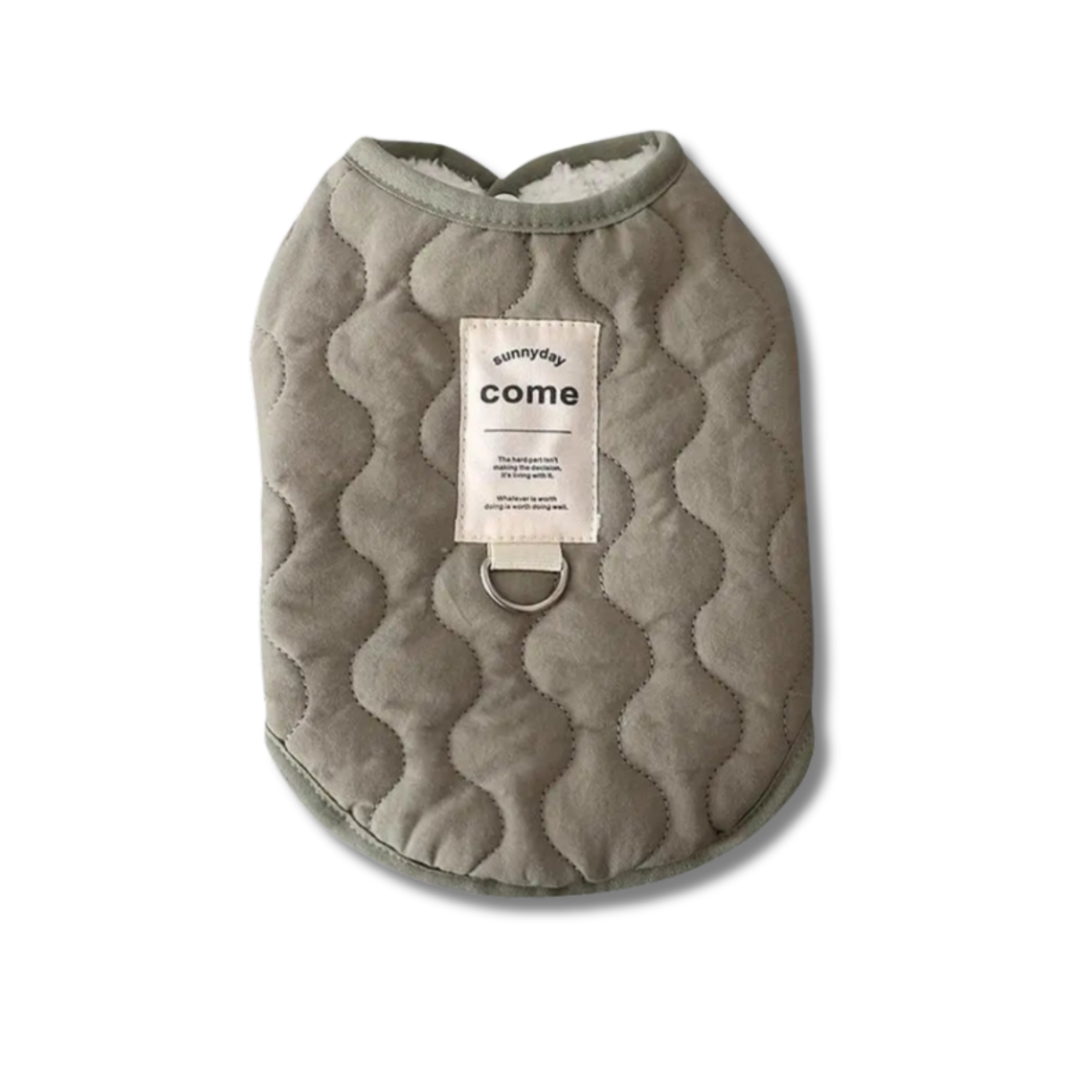 Arctic Comfort™ Winter Coat – Built-in Harness for Dogs & Cats - Green - S to XL