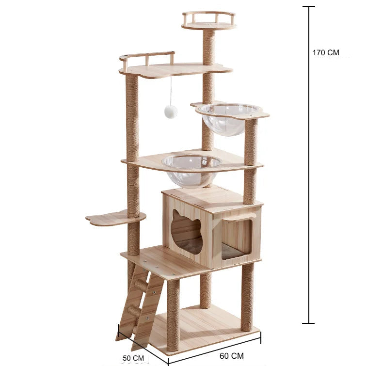 Pawrie Grand Cat Tower - 170cm