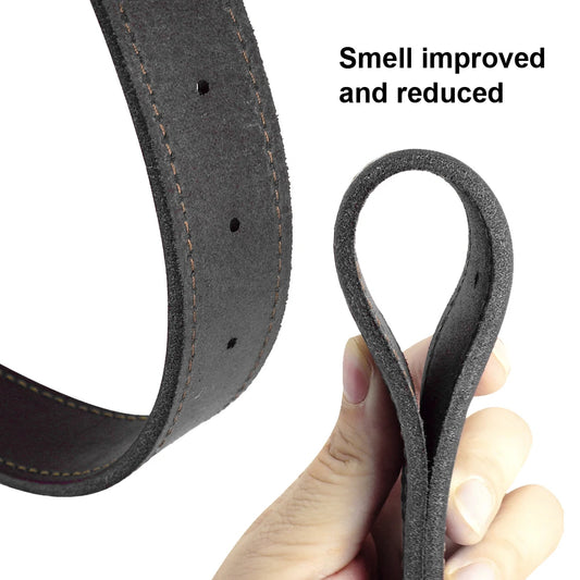 Custom Leather Dog Collar - Black - 2XS to XL