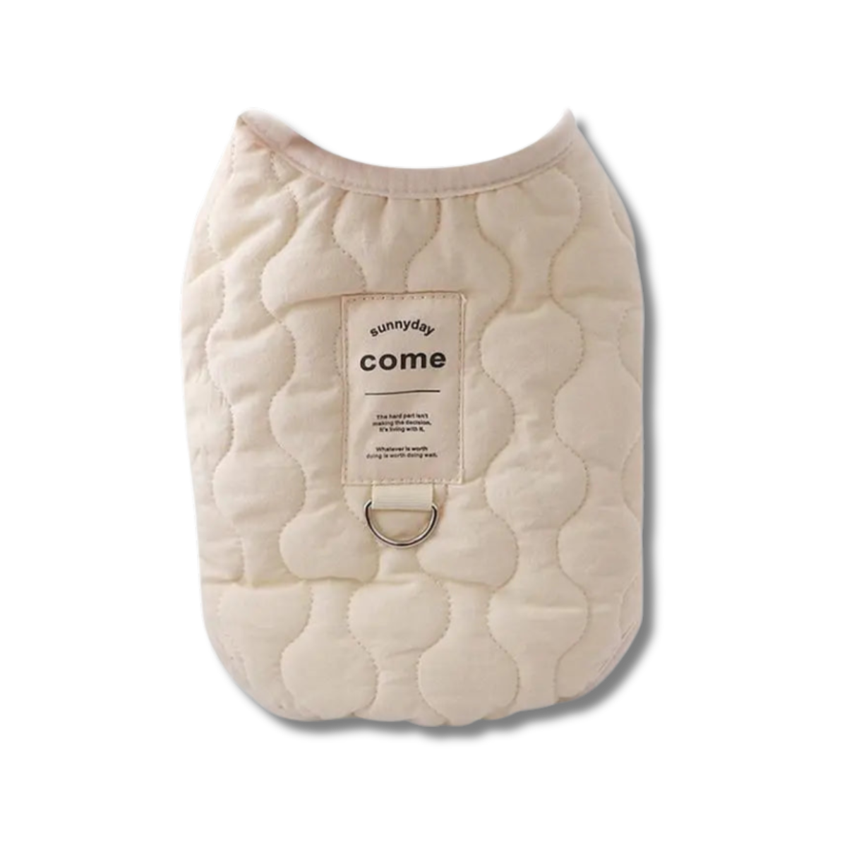 Arctic Comfort™ Winter Coat – Built-in Harness for Dogs & Cats - Biege - S to XL