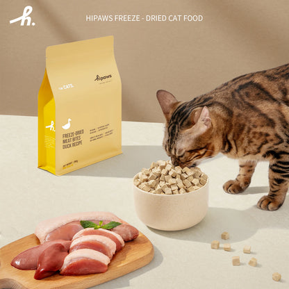 Hipaws Complete Natural Freeze-Dried Cat Food – Duck Recipe (280g)