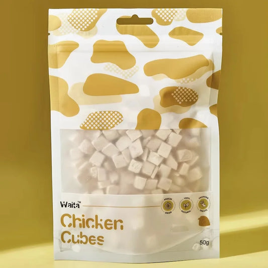 Waita 100% Natural Freeze-Dried Chicken Cubes (50g)