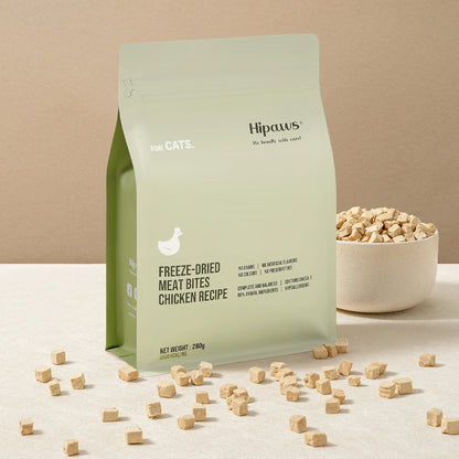 Hipaws Complete Natural Freeze-Dried Cat Food – Chicken Recipe (280g)