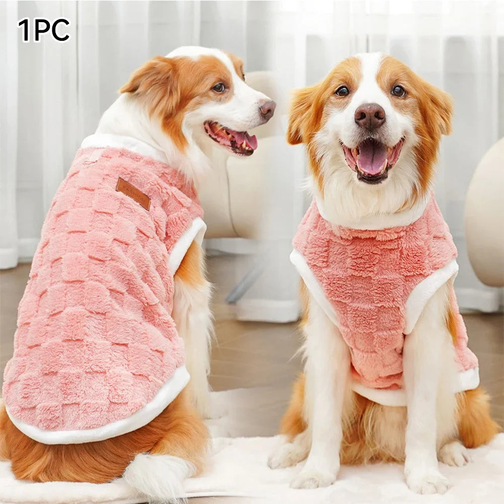 CozyFlair Winter Pet Coat - Pink -  S to 6XL