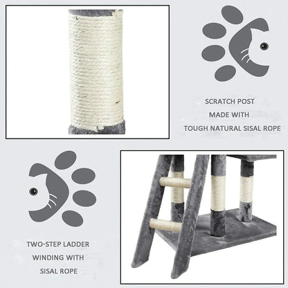 Pawrie Luxe Cat Tower - 140cm