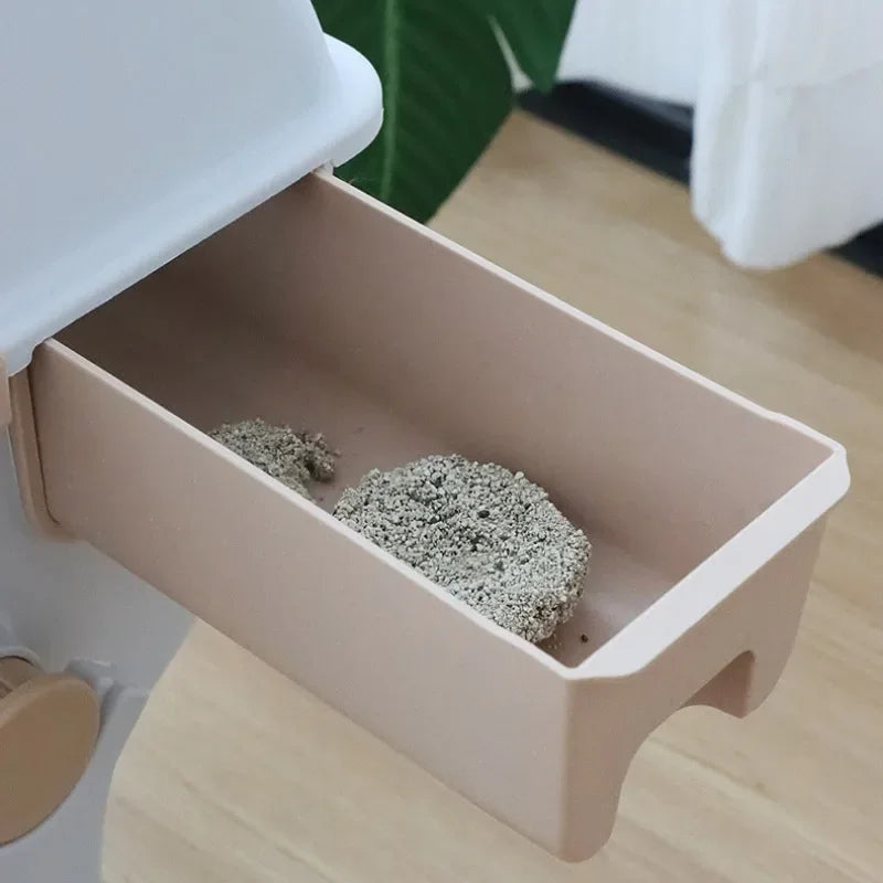 Pawrie Semi-automatic Cat Litter Box – Oversized, Splash-proof & Easy Clean