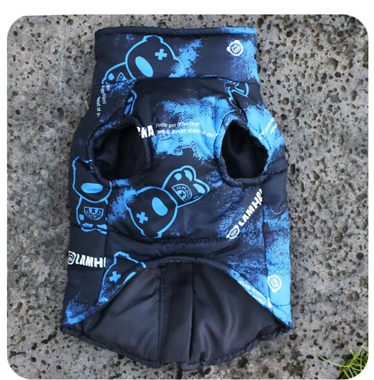 Pawrie LuxeGuard Waterproof Dog Jacket – Autumn/Winter Edition - Blue