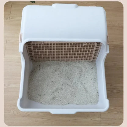 Pawrie Semi-automatic Cat Litter Box – Oversized, Splash-proof & Easy Clean